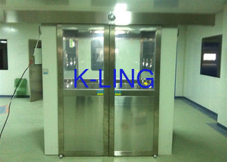 سیستم دوش هوای اتاق دارویی تمیز کننده دارویی سه طرفه در دمش از استیل ضد زنگ 380V 60HZ