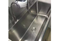 حوضچه شستشوی پزشکی بیمارستان فولاد ضد زنگ با سنسور کارکرده با پا