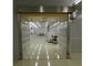 تونل دوش هوا از جنس استنلس استیل 1.2 میلی متری SUS304 / 201 با درهای اسکرول پی وی سی