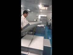 فیلتر رسانه ای HEPA با سلول V بانک MERV16 با قاب پلاستیکی ABS با مساحت 14 متر مربع