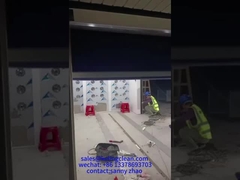 اتاق دوش هوای باربری با راندمان انرژی با درب سریع‌العمل غلتکی، روش دمیدن از 3 طرف