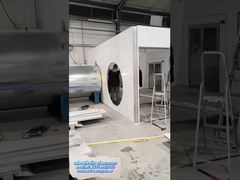 اتاق تمیز دیواری نرم با کلاس 100000 بدون گرد و غبار با FFU