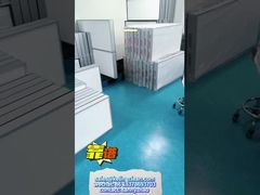 فیلتر هوای هپا با مدیای الیاف شیشه ای و چین های کوچک چسب داغ برای صنعت داروسازی (نمایشگاه)