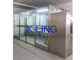 Pharmacy Modular Fasting Softwall Clean Room Class 100 تا 100000 SS Square Pipe