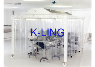 EBM Fan Lab Modular Softwall Cleanroom / Hospital Class 10000 Clean Room