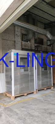 اتاق دوش هوای فولاد ضد زنگ 304 با سرعت هوای 20-25 متر بر ثانیه و نوع مونتاژ ماژول