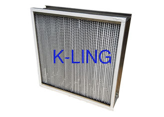 350 Fil فیلتر هوا HEPA با درجه حرارت بالا برای گرد و غبار 1150 گرم سیستم HVAC