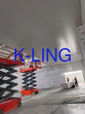 سطح سر و صدا کمتر از 65 دی بی اتاق تمیز دیواری نرم با پنجره شیشه ای آلی خلاء دو لایه