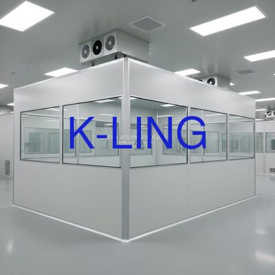 سیستم اتاق تمیز ماژولار با فیلترهای HEPA / ULPA، استانداردهای ISO5/6/7/8 و نورپردازی اتاق تمیز LED