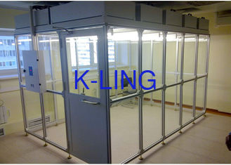 قاب پروفیل آلومینیوم نصب نرم دیوار اتاق تمیز ISO 5 ISO 7 غرفه توزیع