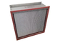 فیلتر هوای HEPA 150-350 درجه سانتی گراد فیبر شیشه ای جداکننده مقاومت در برابر دمای بالا