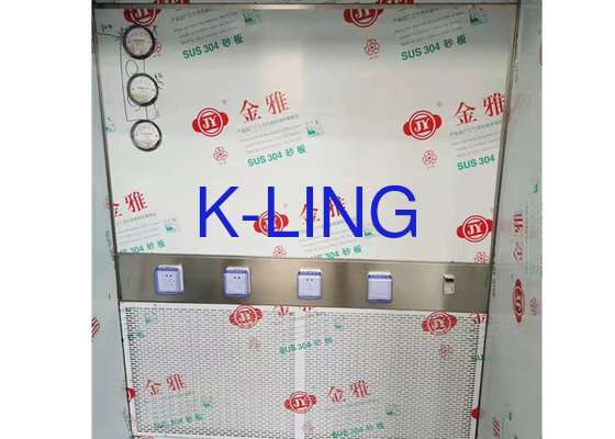 فولاد ضد زنگ PLC کنترل شده بوت توزیع ظرفیت سفارشی رنگ نقره ای