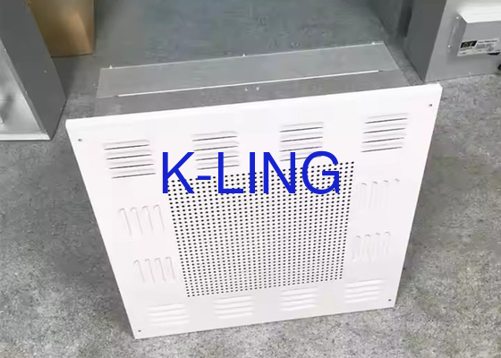 جعبه فیلتر 200 CFM با پوستر پوشش فولاد HEPA با سطح کم سر و صدا ≤50dB و طول عمر طولانی