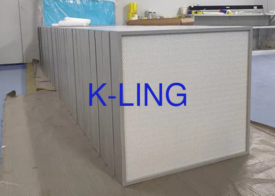 فیلتر 1220*610*70 میلی متری کوچک HEPA برای درجه تصفیه سفارشی