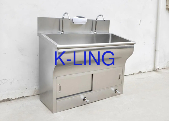 حوضچه شستشوی پزشکی بیمارستان طراحی اصلی اندازه سفارشی برای اتاق تمیز