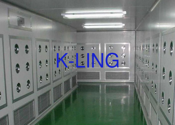 دوش هوا SUS304 / 201 Cleanroom با تجهیزات فیلتر HEPA برای مهندسی بیولوژیکی