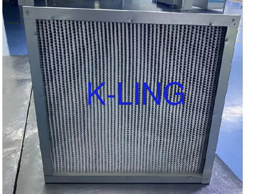 مقاومت در برابر دمای بالا فیلتر هوا ULPA و رسانه های فیبر شیشه ای فوق باریک حداکثر دمای کار 200 °C
