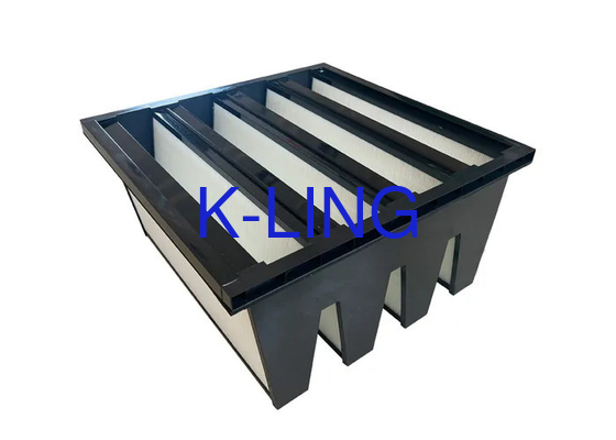 فلتر بانک پلاستیکی V برای صنعتی پلی اورتان چسب نرم بالاترین دمای 80°C