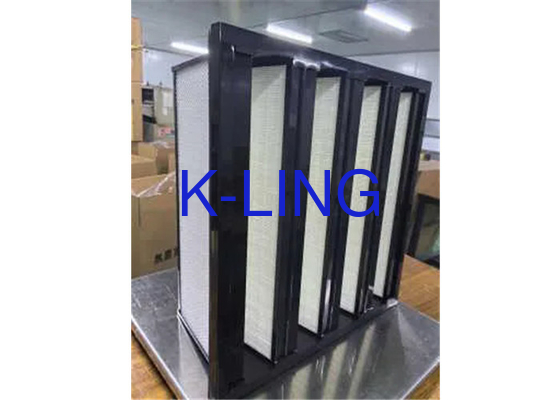 فلتر بانک پلاستیکی V برای صنعتی پلی اورتان چسب نرم بالاترین دمای 80°C