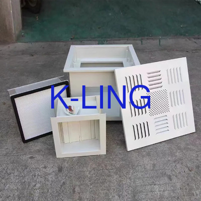 جعبه فیلتر نئوپرن مهر HEPA در مواد کابینت فولادی برای محدوده دما 32-140 درجه فارنهایت طراحی فشرده