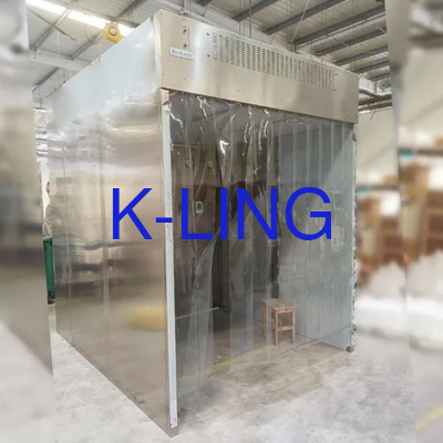 2000mm × 1800mm × 2570mm اتاق تزریق با H13 F6 G3 Filtration Step و فیلترهای F8.H13