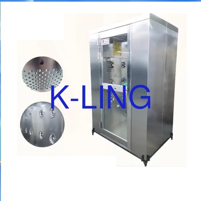 دوش هوای اتاق تمیز با 99.99٪ کارایی فیلتر هپا طراحی استاندارد ساخته شده از فولاد ضد زنگ با دوام