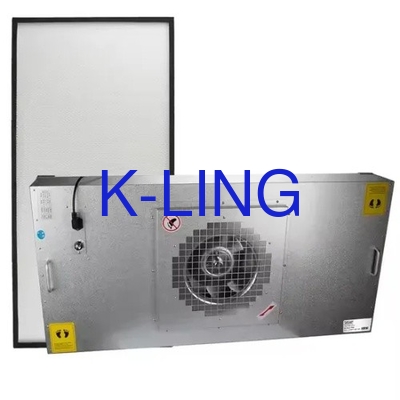 کلاس 100-1000 واحد فیلتر فن تصفیه در فولاد پوشیده با پودر و نقره برای حداکثر کارایی