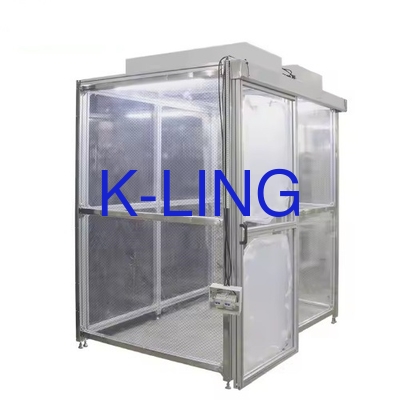 اتاق تمیز اصلی دیوار نرم از گوانگ دونگ با مواد قاب آلومینیوم 4000x4000x2596mm