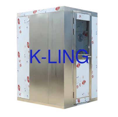 تونل دوش هوا از فولاد ضد زنگ ساخته شده از مواد SUS304 T 1.0mm برای آلودگی کنترل شده در اتاق های تمیز صنعتی