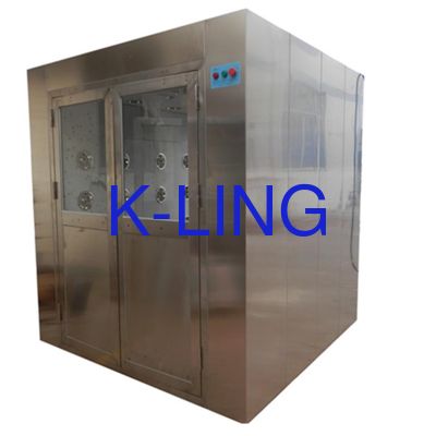 ماژول Assemble نوع دوش هوا از فولاد ضد زنگ با H13 فیلتر HEPA مینی-پلت و دکمه توقف اضطراری
