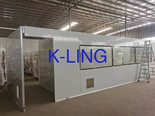 ISO5 Modular Cleanroom with HEPA ULPA Filtration for Freestanding or Wall Mounted Clean Booth Installation
