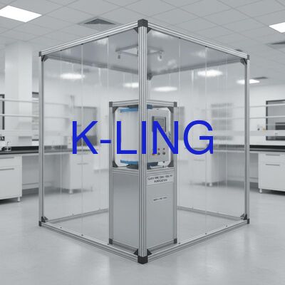 اتاق تمیز مدولار Softwall با تصفیه کلاس 1000/ISO5/ISO6/ISO7، مستقل یا دیواری و فیلتر HEPA و پیش فیلتر
