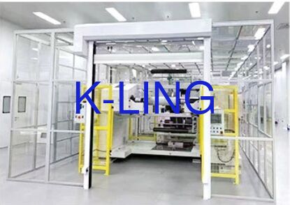 Pharmaceutical Modular Cleanroom Offering Hepa Filter Efficiency 99999 Percent at 03um and Epoxy Floor Material for Critical Air Control