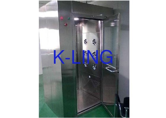 99.99٪ فیلتر ULPA دوش هوای اتاق تمیز با صفحه نمایش LED و مواد SUS 304