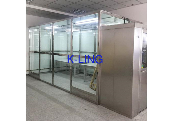 Pharmacy Modular Fasting Softwall Clean Room Class 100 تا 100000 SS Square Pipe