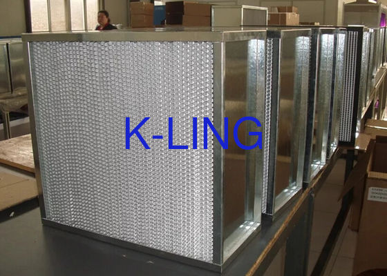 فیلتر هوای هپا به سبک جعبه با ظرفیت بالا H14 با تخته بند