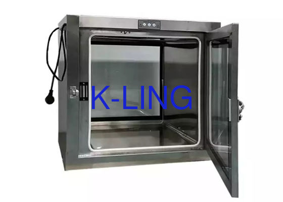 SUS304 عبور استاتیک از پنجره انتقال جعبه برای پارامتر سفارشی اتاق تمیز