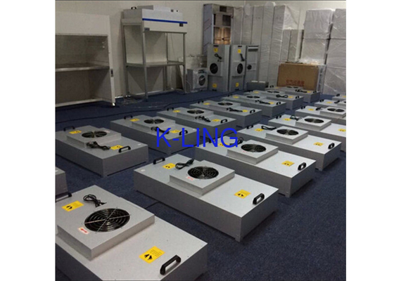 واحد فیلتر فن 220VAC 50Hz فیلتر HEPA برای اتاق تمیز اندازه استاندارد
