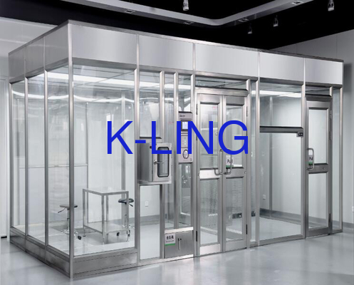اتاق تمیز دیوار سخت H14 با پوشش سطح پولیش ≥500Lux Lighting