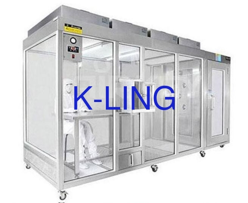 قاب آلیاژ آلومینیوم Softwall اتاق تمیز 300Lux نورپردازی پرداخت سطح