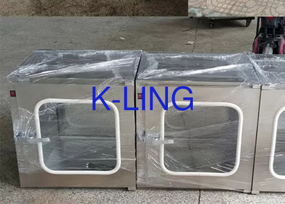 جعبه عبور اتاق تمیز قابل سفارشی شدن ضد گرد و غبار ظرفیت بالا