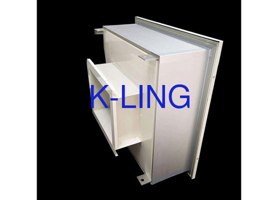 جعبه فیلتر HEPA اداری با پورت تست DOP سطح سر و صدا استاندارد ≤ 50dB را برآورده می کند