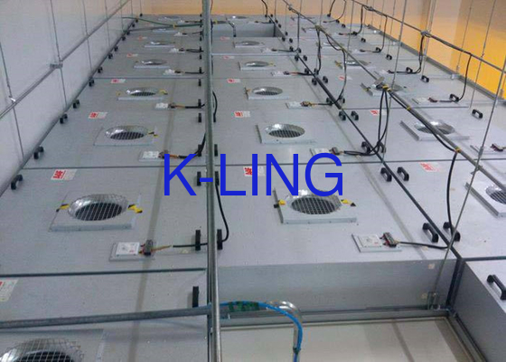سطح کم سر و صدا 45 DB واحد فیلتر فن قارچ برای تهویه اتاق سفید