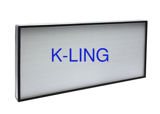 فیلتر فیبر شیشه ای ULPA با قاب آلومینیوم و چسب ذوب داغ