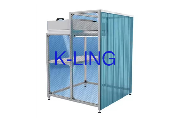 کلاس 100-100000 اتاق تمیز Softwall با فیلتر HEPA H14 سفارشی