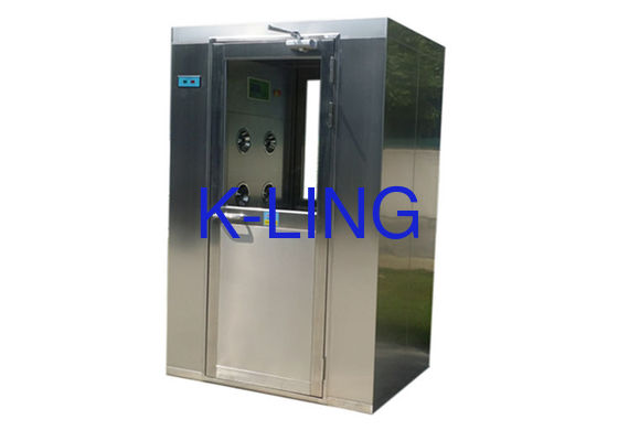 دوش هوا SUS304 / 201 Cleanroom با تجهیزات فیلتر HEPA برای مهندسی بیولوژیکی