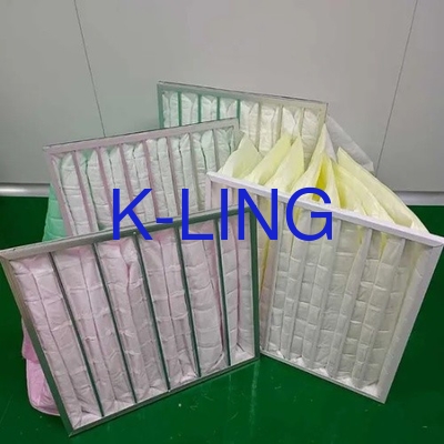 فیلتر جیبی هوا برای پاک کننده هوا حداکثر دمای 85C دمای بالا