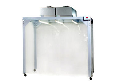 غرفه تمیز شده نرم و روکش شده با کامپیوتر استیل برای تست مواد