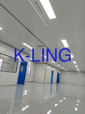 اتاق تمیز ماژولار با سطح سر و صدا کمتر از 65 DB و نور تصفیه بیش از 300 لوکس برای استانداردهای کلاس 1000/ISO5/ISO6/ISO7