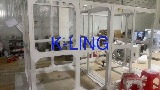 50mm ضخامت دیوار غرفه تمیز با 20 درصد تخلیه خارجی مدل تهویه که کنترل هوا و احتواء ذرات را فراهم می کند